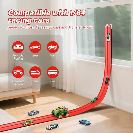 Babbler Ultimate Soft Rubber Race Track – 4.1m Flexible Track Set