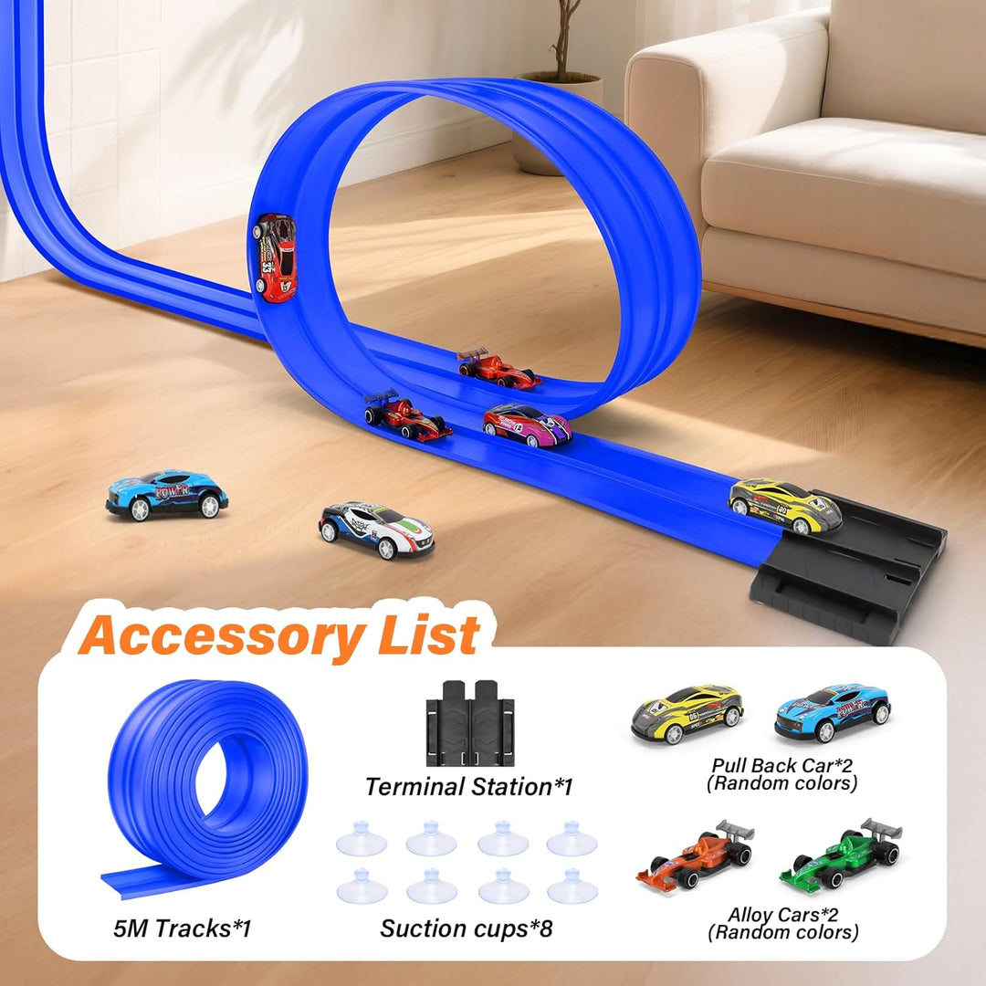 Babbler Ultimate Soft Rubber Race Track – 4.1m Flexible Track Set