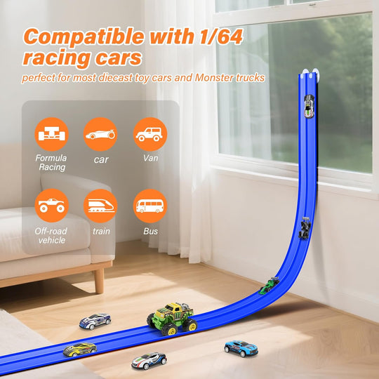 Babbler Ultimate Soft Rubber Race Track – 4.1m Flexible Track Set
