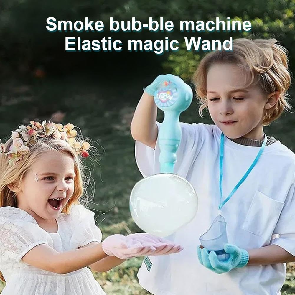 Automatic Bubble Machine for Kids – Portable Bubble Maker with Colourful Lights, High Output & Rechargeable Battery (Indoor/Outdoor Play)