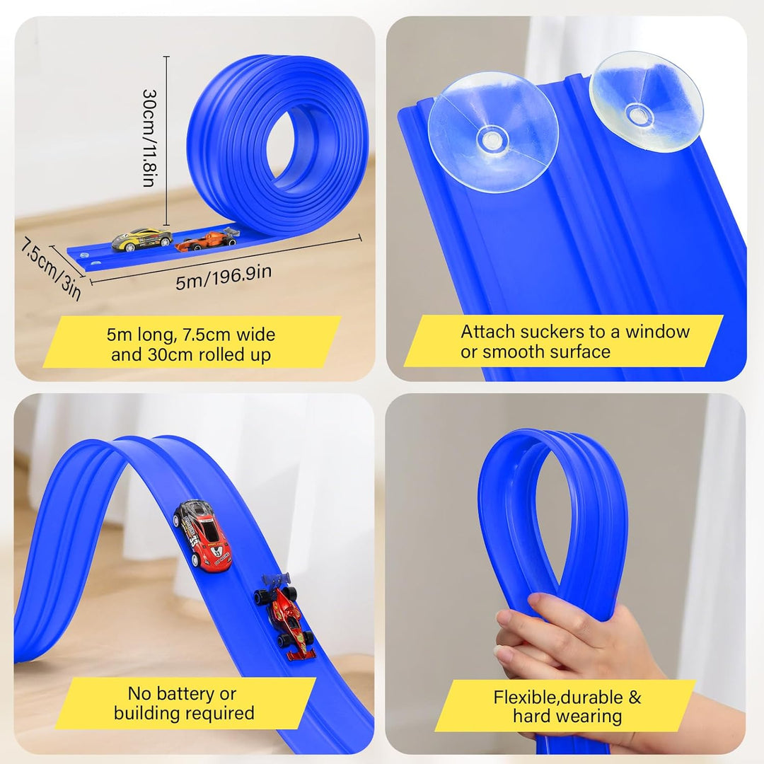 Babbler Ultimate Soft Rubber Race Track – 4.1m Flexible Track Set