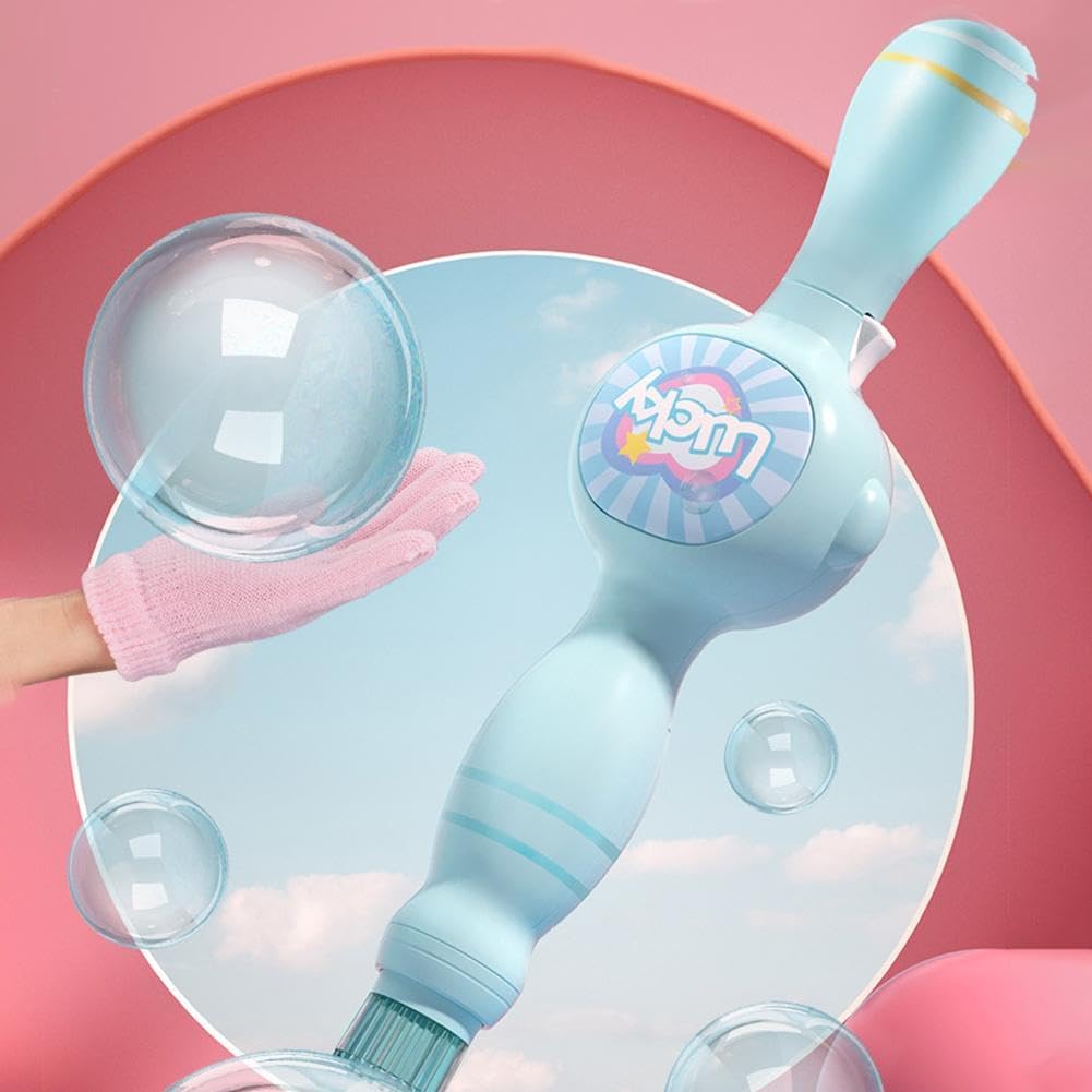 Automatic Bubble Machine for Kids – Portable Bubble Maker with Colourful Lights, High Output & Rechargeable Battery (Indoor/Outdoor Play)